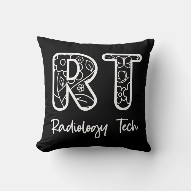 Radiology Tech RT Rad Technician X-ray Tech Gifts Cushion (Front)