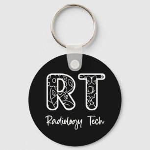 Radiology Tech RT Rad Technician X-ray Tech Gifts Key Ring