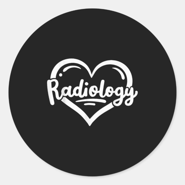 Radiology Tech Technician X-ray Tech X-ray Technol Classic Round Sticker (Front)