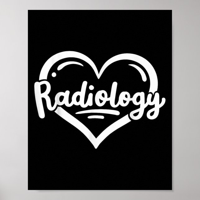 Radiology Tech Technician X-ray Tech X-ray Technol Poster (Front)