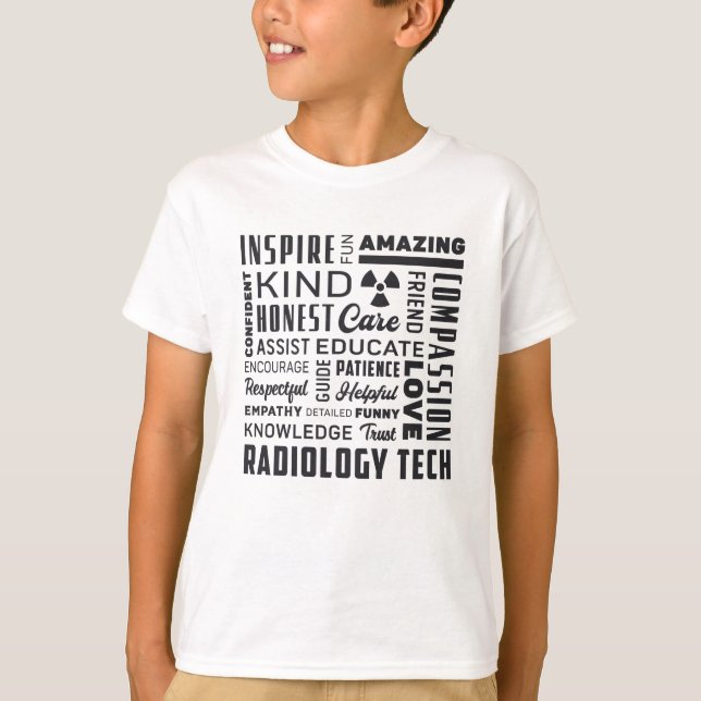 Radiology Tech Technologist Rad Tech X-Ray Tech T-Shirt (Front)