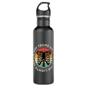 Radiology Tech X-Ray Techs Do It Retro Xray Tech 710 Ml Water Bottle