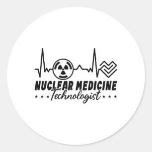 Radiology Tech Xray Nuclear Medicine Technologist Classic Round Sticker