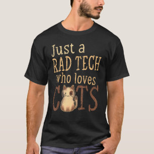 Radiology Technician Cat Radiologist X Ray Rad Te T-Shirt