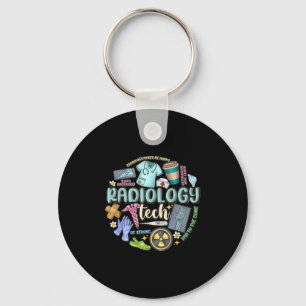 Radiology Technician Christmas Rad Tech X-ray Tech Key Ring