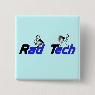 Radiology Technician "Rad Tech" Gifts 15 Cm Square Badge