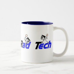 Radiology Technician "Rad Tech" Gifts Two-Tone Coffee Mug