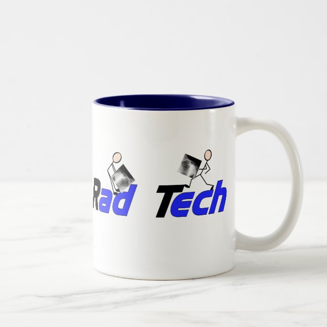 Radiology Technician "Rad Tech" Gifts Two-Tone Coffee Mug (Right)