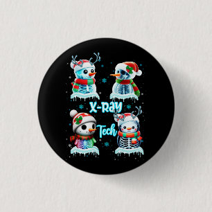 Radiology Technician X Ray Tech Funny Christmas Cu 3 Cm Round Badge