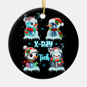 Radiology Technician X Ray Tech Funny Christmas Cu Ceramic Tree Decoration