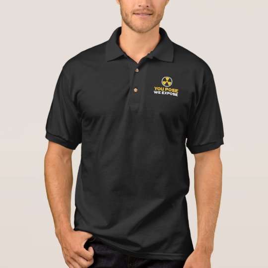Radiology XRay Tech Gift Radioactive nuclear Polo Shirt Zazzle.co.uk