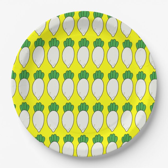 Radis Paper Plate (Front)