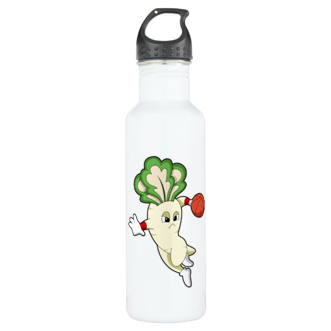 Radish at Basketball Sports 710 Ml Water Bottle (Front)