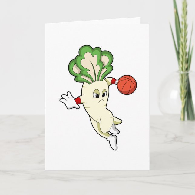 Radish at Basketball Sports Card (Front)
