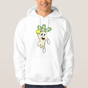 Radish at Handball player with Handball Hoodie