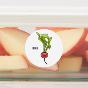 Radish cartoon illustration