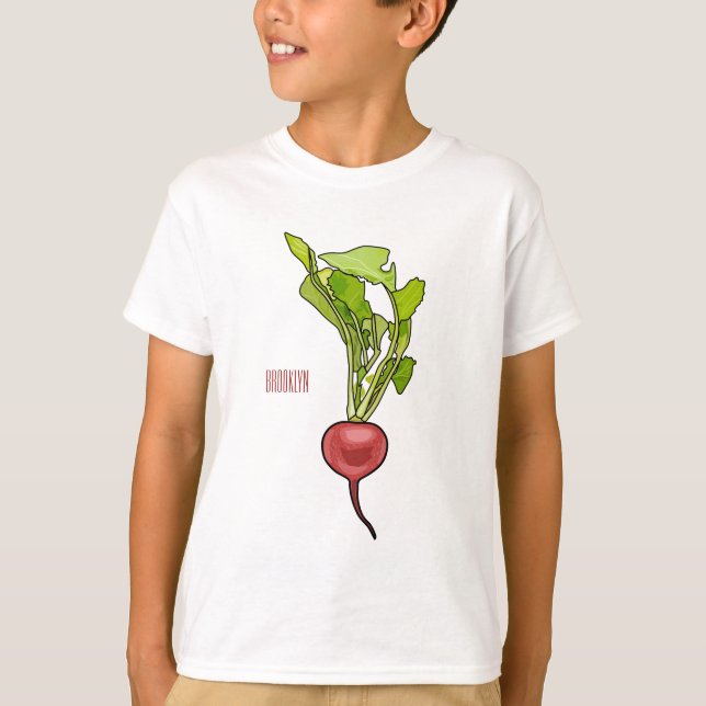 Radish cartoon illustration  T-Shirt (Front)