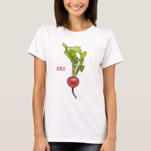Radish cartoon illustration  T-Shirt