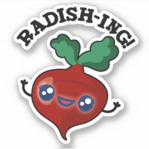 Radish-ing Funny Veggie Radish Pun 