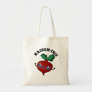 Radish-ing Funny Veggie Radish Pun Tote Bag