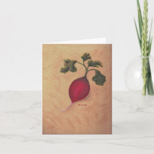 Radish Note Card
