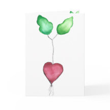 Radish thank you card
