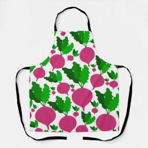 Radish vegetable pattern  apron