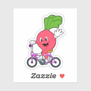 Radish with Bicycle
