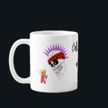 Radiskull & Devil Doll Coffee with Friends mug<br><div class="desc">I made this mug to commemorate the 2018 return of Radiskull & Devil Doll in the  music video "Coffee with Friends" (see it at youtube.com/joesparks or joesparks.com). All images,  logos and characters are the Trademarks and Copyrights of Joe Sparks from joesparks.com</div>