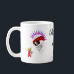 Radiskull & Devil Doll Coffee with Friends mug<br><div class="desc">I made this mug to commemorate the 2018 return of Radiskull & Devil Doll in the music video "Coffee with Friends" (see it at youtube.com/joesparks or joesparks.com). All images, logos and characters are the Trademarks and Copyrights of Joe Sparks from joesparks.com</div>