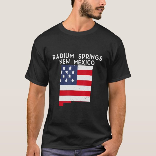 RADIUM SPRINGS USA State America Travel New Mexica T-Shirt (Front)