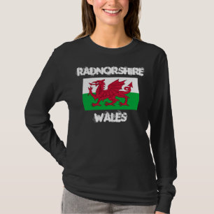 Radnorshire, Wales with Welsh flag T-Shirt