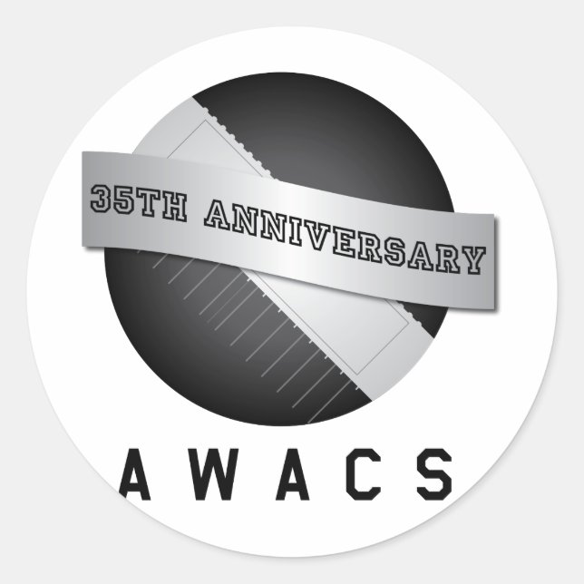 RADOME35th Classic Round Sticker (Front)