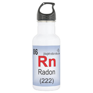 Radon Individual Element of the Periodic Table 532 Ml Water Bottle