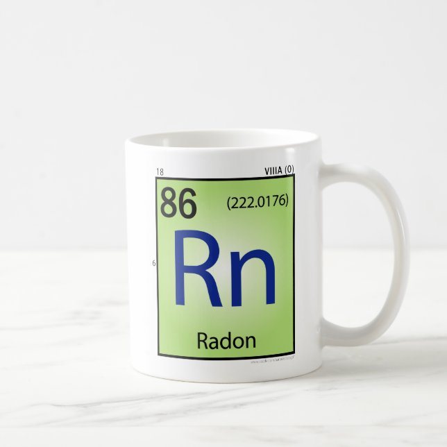 Radon (Rn) Element Mug (Right)