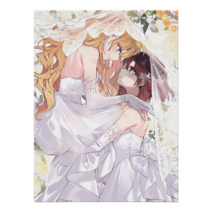 Rae and Claire Wedding   WataOshi Poster
