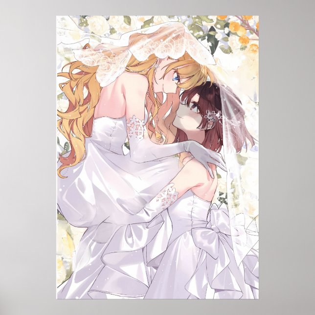 Rae and Claire Wedding | WataOshi Poster (Front)