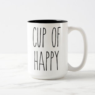 RAE DUNN Inspired Cup of Happiness Mug