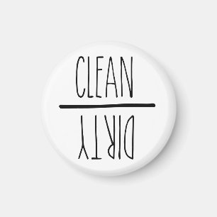 Rae Dunn Inspired Dirty Clean Dishwasher Magnet