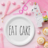 RAE DUNN Inspired EAT CAKE Simple Understated