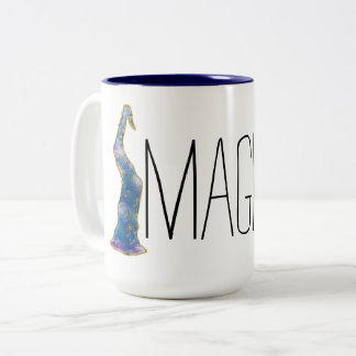 Rae Dunn Inspired Magical Two-Tone Coffee Mug
