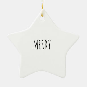 Rae Dunn Inspired ornament