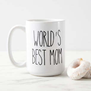 RAE DUNN Inspired World's Best Mum Coffee Mug