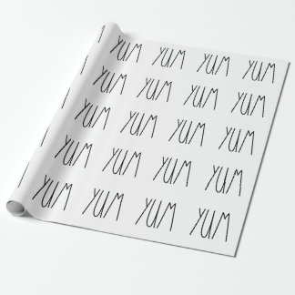 Rae Dunn Inspired YUM Wrapping Paper