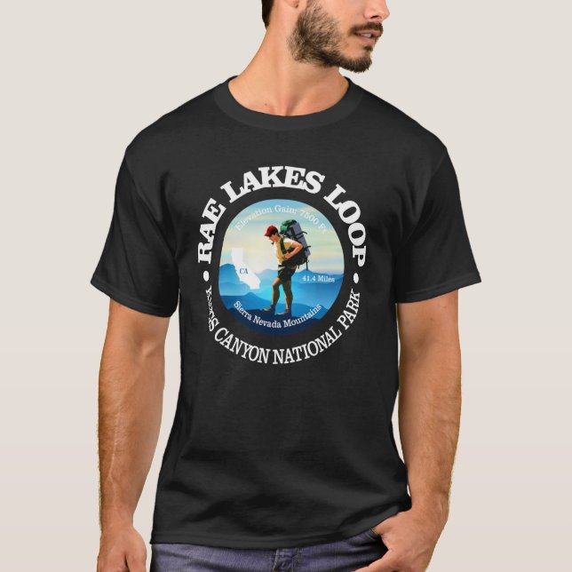 Rae Lakes Loop C funny T-Shirt (Front)