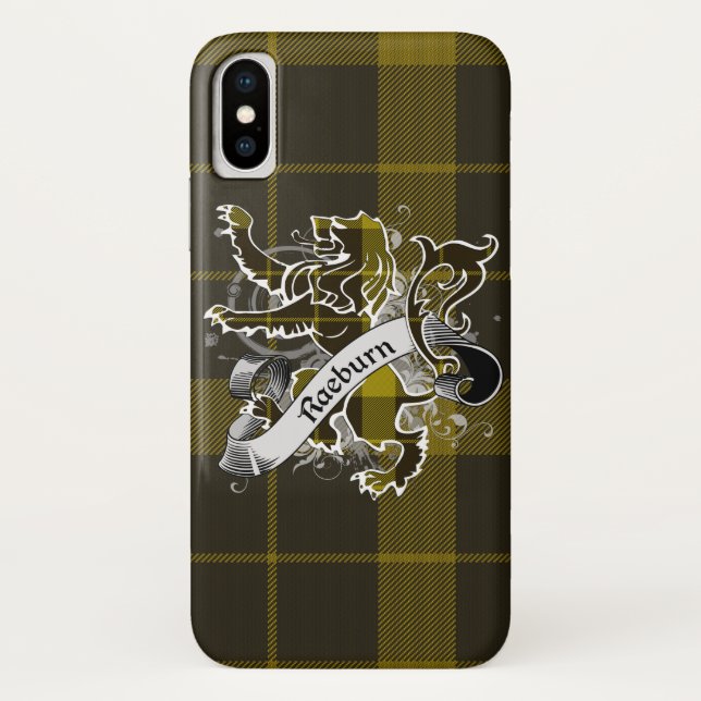 Raeburn Tartan Lion Case-Mate iPhone Case (Back)