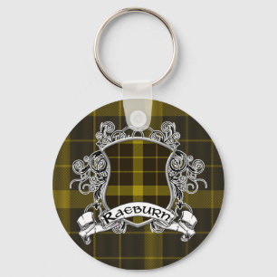 Raeburn Tartan Shield Key Ring