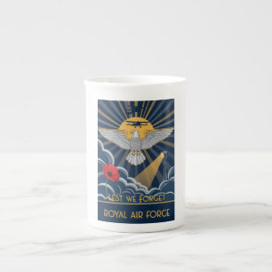 RAF Art Deco Remembrance Day Edition Bone China Mug