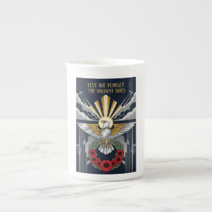 RAF Art Deco Remembrance Day Edition Bone China Mug