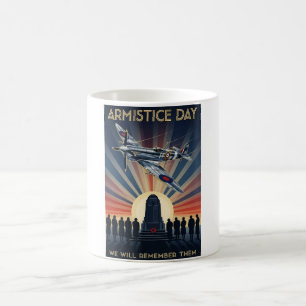 RAF Art Deco Remembrance Day Edition Coffee Mug